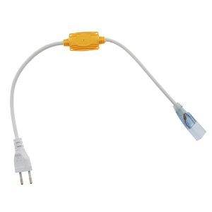 Rectificador de corriente que permite conectar la tira LED 220 V SMD 2835de 14,4 W/m monocolor a la red sin la necesidad de transformador.